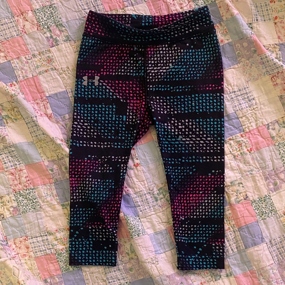Under Armour Kids Leggings - Pink, Blue, Black